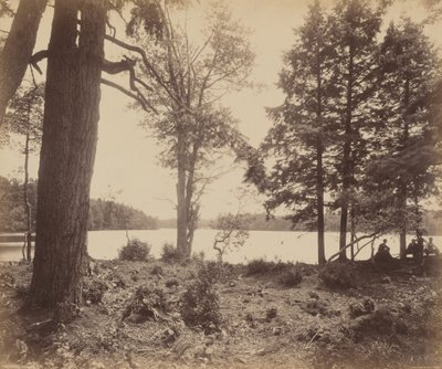 Ganoga Lake, n. 1895 (kuva). tekijältä William Herman Rau