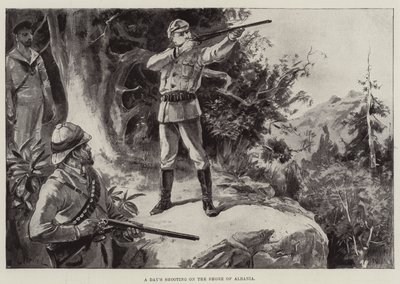 Päivän ammunta Albanian rannalla tekijältä William Heysham Overend