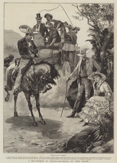 Rough-and-Ready-miljonääri, kirjoittanut Bret Harte tekijältä William Heysham Overend