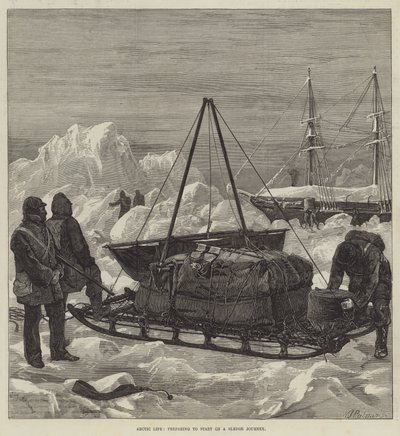 Arctic Life, valmistautuu aloittamaan kelkkamatkan tekijältä William Heysham Overend