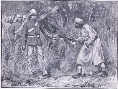 Tantia Topeen vangitseminen 1859 jKr tekijältä William Heysham Overend