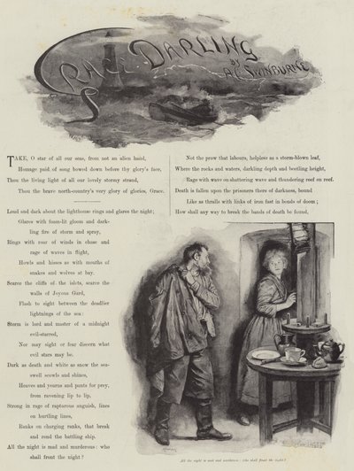 Grace Darling, kirjoittanut A C Swinburne tekijältä William Heysham Overend