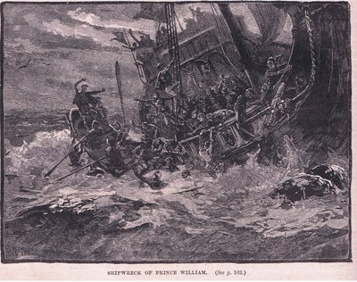 Prinssi Williamin haaksirikko 1120 jKr tekijältä William Heysham Overend