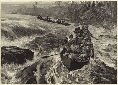 Kongo-joen koskenlasku tekijältä William Heysham Overend
