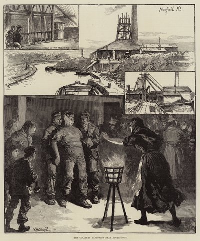 Colliery-räjähdys lähellä Accringtonia tekijältä William Heysham Overend