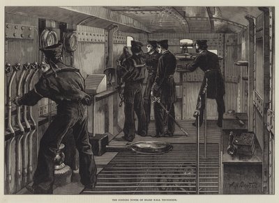 HMS Thunderer -aluksen komentotorni tekijältä William Heysham Overend