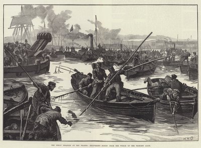 Suuri katastrofi Thamesilla, ruumiiden palauttaminen prinsessa Alicen hylystä tekijältä William Heysham Overend