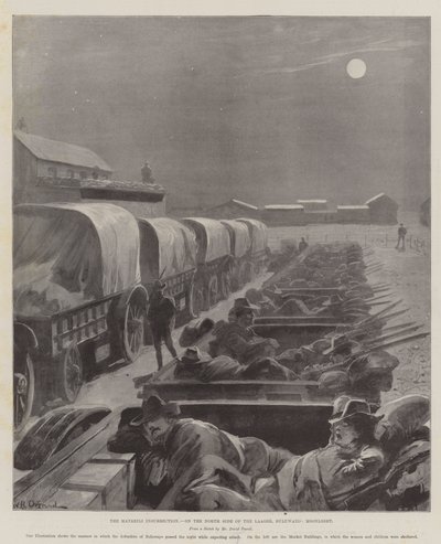 Matabele-kapina, Laagerin pohjoispuolella, Bulawayo, Moonlight tekijältä William Heysham Overend