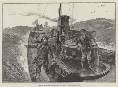 Merivoimien liikkeet, Walesin prinssi George torpedoveneessään (nro 79) tekijältä William Heysham Overend