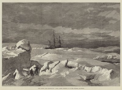 North Pole Expedition, HMS Alert jäätyi hänen talvikortteliinsa tekijältä William Heysham Overend