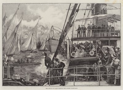 Walesin prinssi aloittaa Jubilee Yacht-Race -kilpailun tekijältä William Heysham Overend