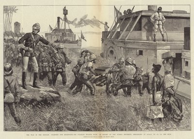 Soudanin sota, joka alkaa Khartumista, Sir Charles Wilson Sussexin rykmentin saattajan kanssa lähti Gubatiin nousemaan Niiliä tekijältä William Heysham Overend