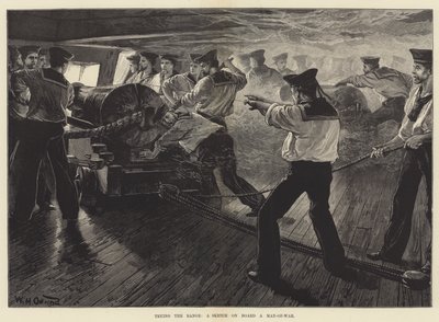 Testing the Range, luonnos sodan miehen kyytiin tekijältä William Heysham Overend