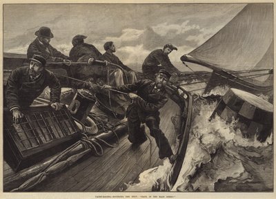 Yacht-Racing, poijun kiertäminen, nosto pääsivulla! tekijältä William Heysham Overend