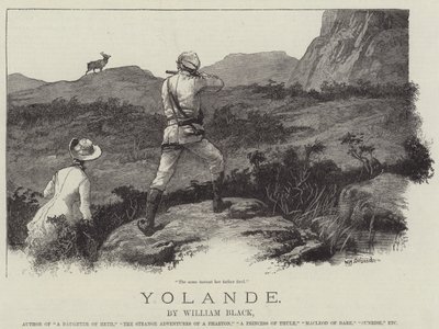 Yolande, kirjoittanut William Black tekijältä William Heysham Overend
