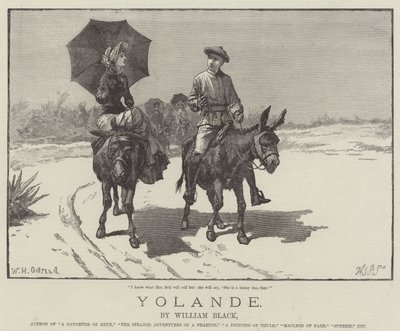 Yolande, kirjoittanut William Black tekijältä William Heysham Overend