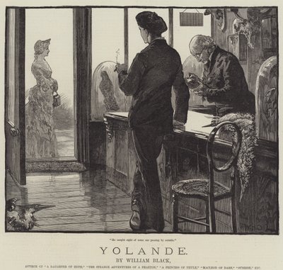 Yolande, kirjoittanut William Black tekijältä William Heysham Overend