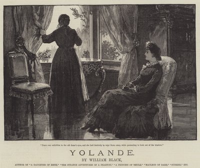 Yolande, kirjoittanut William Black tekijältä William Heysham Overend