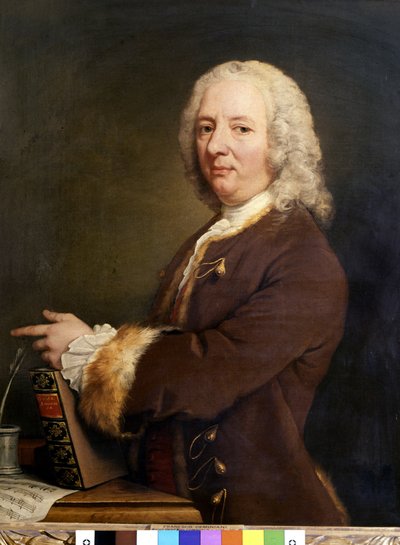 Muotokuva Francesco Saverio Geminianista. Italialainen muusikko tekijältä William Hoare