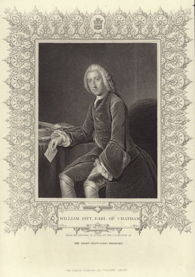 William Pitt vanhemman muotokuva tekijältä William Hoare