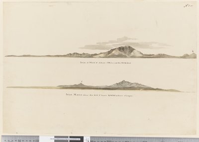 Page 1 a) Kap Verden saarten Mayon saaren rannikon profiili. b) Mayon saaren Kap Verden rannikon profiili luoteeseen katsottuna tekijältä William Hodges