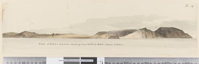 Page 4 Näkymä Porto Santoon, joka ulottuu NNW:stä WBW:hen 5 mailin päässä tekijältä William Hodges