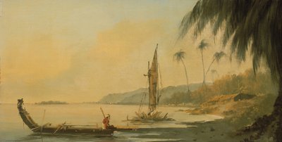 Näkymä Point Venuksesta, Otaheiten saari (Tahiti) tekijältä William Hodges