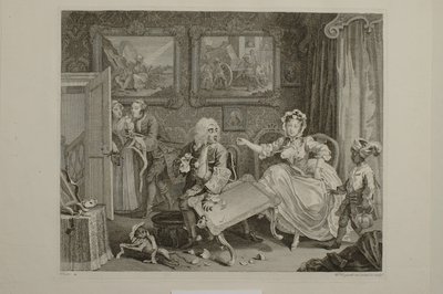 Porton vaiheita: laatta 2 tekijältä William Hogarth