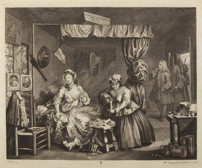 Porton tie, laatta 3 tekijältä William Hogarth