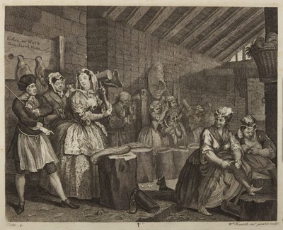 Porton tie, laatta 4 tekijältä William Hogarth