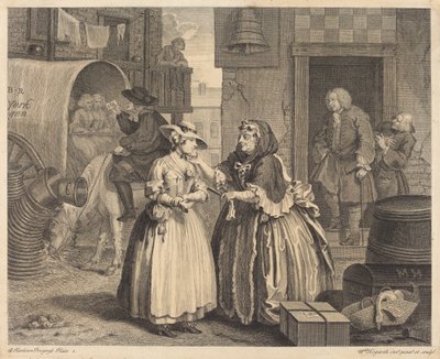 Porton edistyminen: pl.1 tekijältä William Hogarth