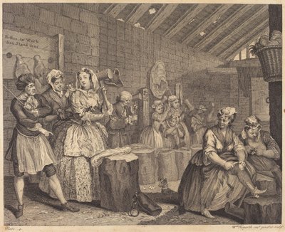 Porton edistyminen: pl.4 tekijältä William Hogarth