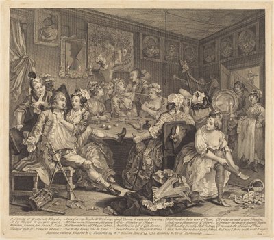 Elostelijan tie: laatta 3 tekijältä William Hogarth