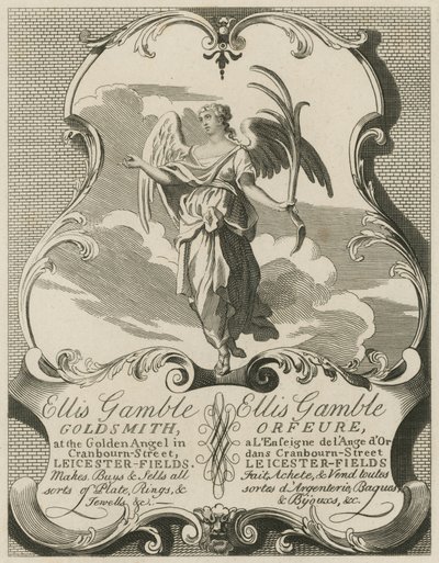 Mainos Ellis Gamblelle, Goldsmith tekijältä William Hogarth