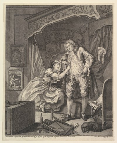 Sen jälkeen, 15. joulukuuta 1736. tekijältä William Hogarth