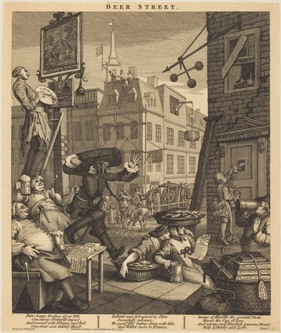 Olutkatu tekijältä William Hogarth