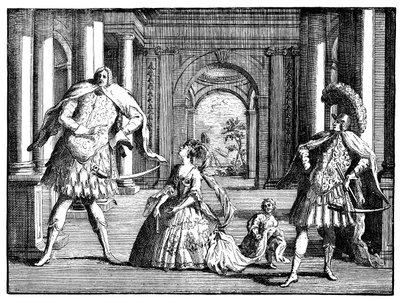 Berenstat, Cuzzoni ja Senesino c1725. tekijältä William Hogarth