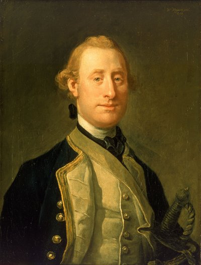 Kapteeni Sir Alexander Schomberg (1720-1804) tekijältä William Hogarth