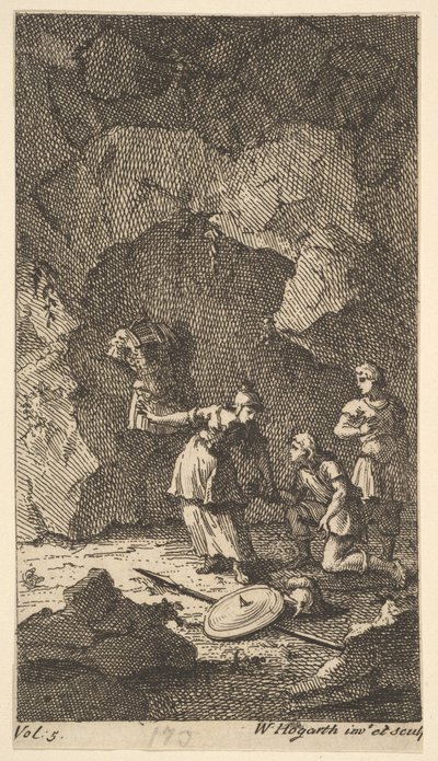 Cassandra, Frontispiece, Voi. 5, 1725. tekijältä William Hogarth