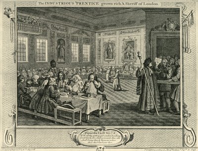 Kaupungin juhla, 1747, 1925. tekijältä William Hogarth