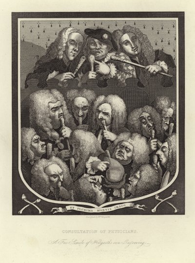 Lääkäreiden kuuleminen tekijältä William Hogarth