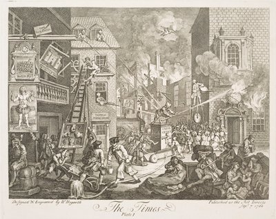 Aika (laatta 1) tekijältä William Hogarth