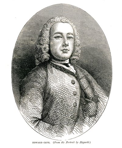 Edward Cave, noin 1700-luku tekijältä William Hogarth