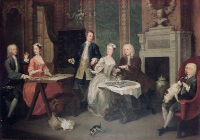 Perhejuhla tekijältä William Hogarth