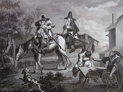 Etukappale Samuel Butlerin Hudibrasille tekijältä William Hogarth