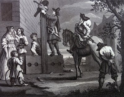 Etukappale Samuel Butlerin Hudibrasille tekijältä William Hogarth