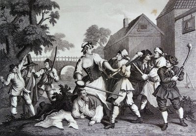 Etukappale Samuel Butlerin Hudibrasille tekijältä William Hogarth