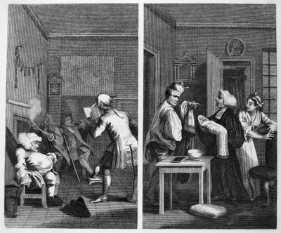 Etukappale Tristram Shandylle tekijältä William Hogarth