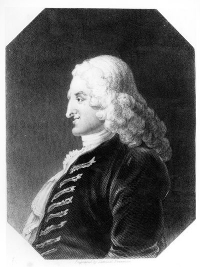 Henry Fielding (1707-54), kaivertaja Samuel Freeman (1773-1857). tekijältä William Hogarth