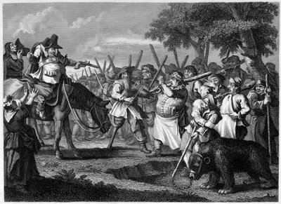 Hudibran ensimmäinen seikkailu tekijältä William Hogarth